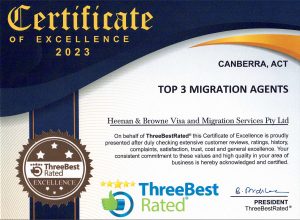 Migration Agents Award 2023